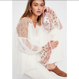 Beautiful sheer Free People top